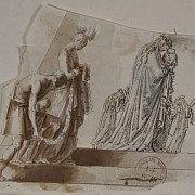 antonio canova figure di sinistra del monumento a maria cristina d austria