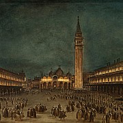 francesco guardi processione notturna in piazza san marco