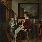 quirijn van brekelenkam conversazione sentimentale 1661 1662 ca