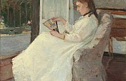 Berthe morisot la sorella dell artista alla finestra 1869