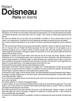Clicca per leggere il testo di Robert Doisneau
