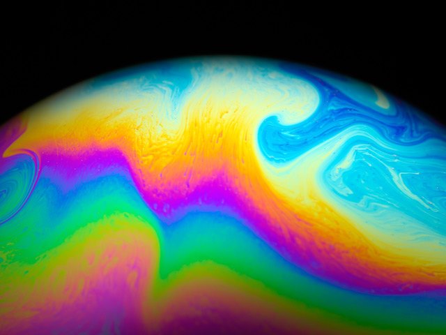 Macrofotografia con il liquido delle bolle di sapone - Associazione  Millenuvole